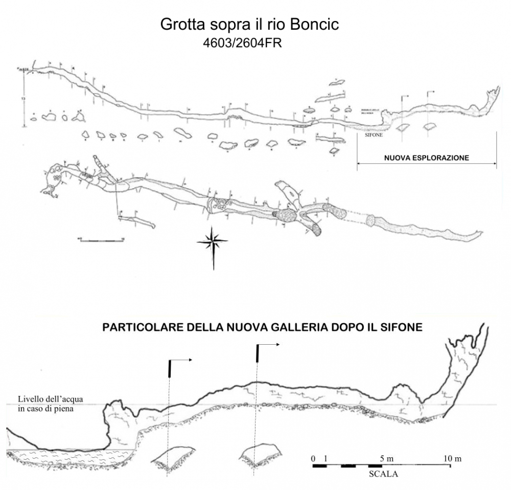 Grotta sopra il Rio Boncic