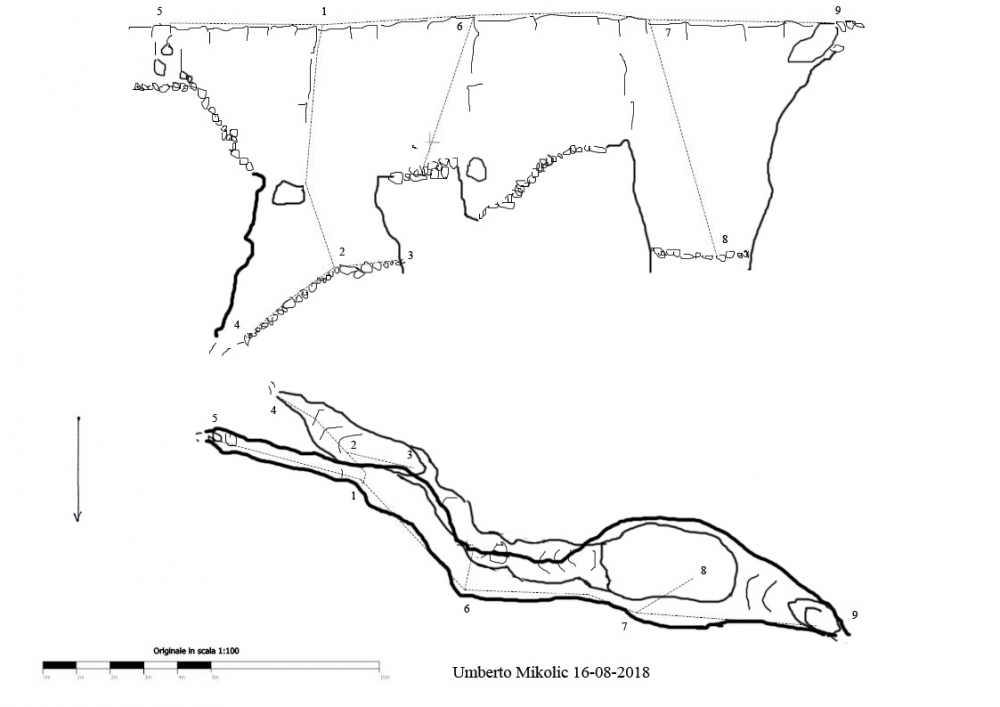 Pozzo 34 sul Monte Poviz