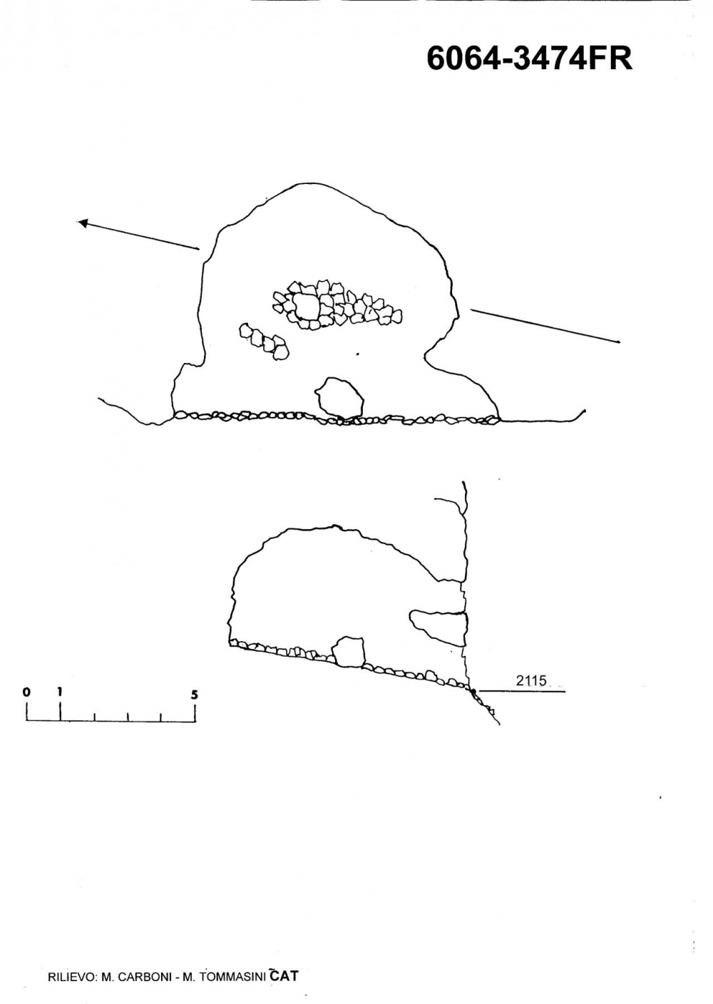 Caverna 1° a NW del Pic di Carnizza