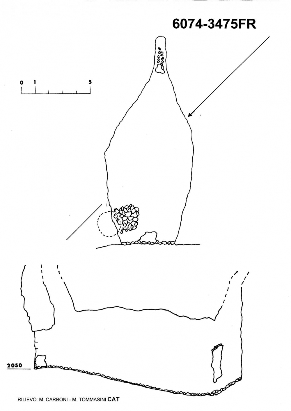 Caverna 2° a NW del Pic di Carnizza