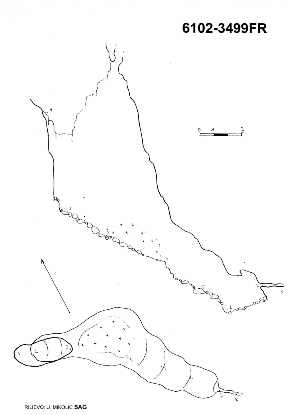 Pozzo a W di Punta Plagnis
