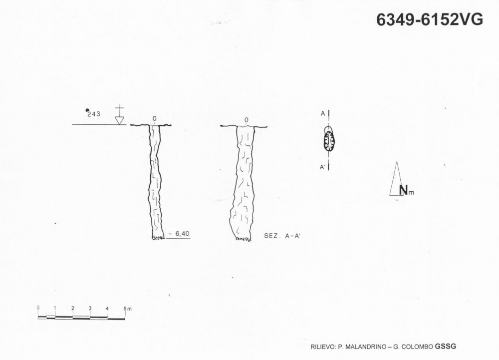 Pozzetto a N dell'Abisso della Farfalla