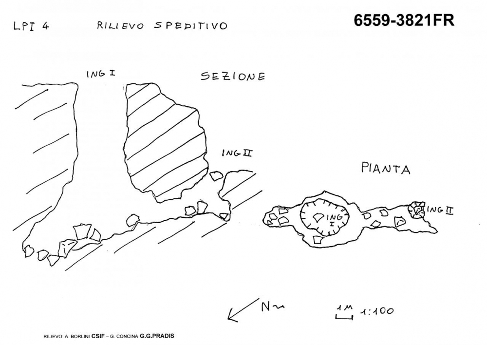 Buco presso le Tende