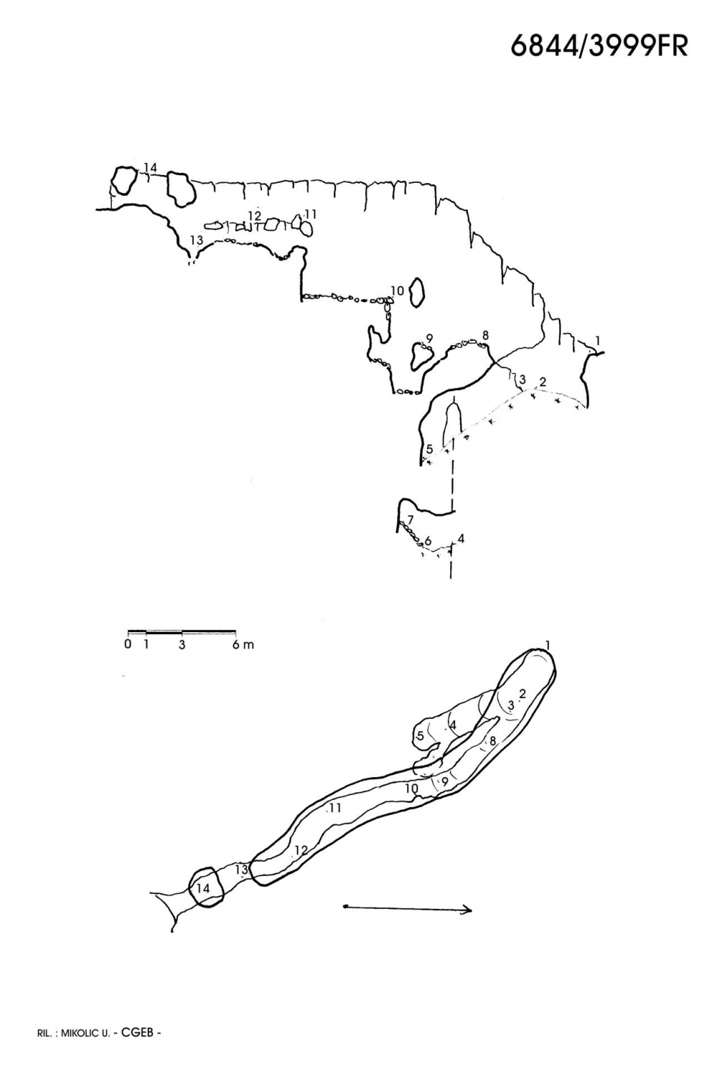 Fessura a NW del Bila Pec