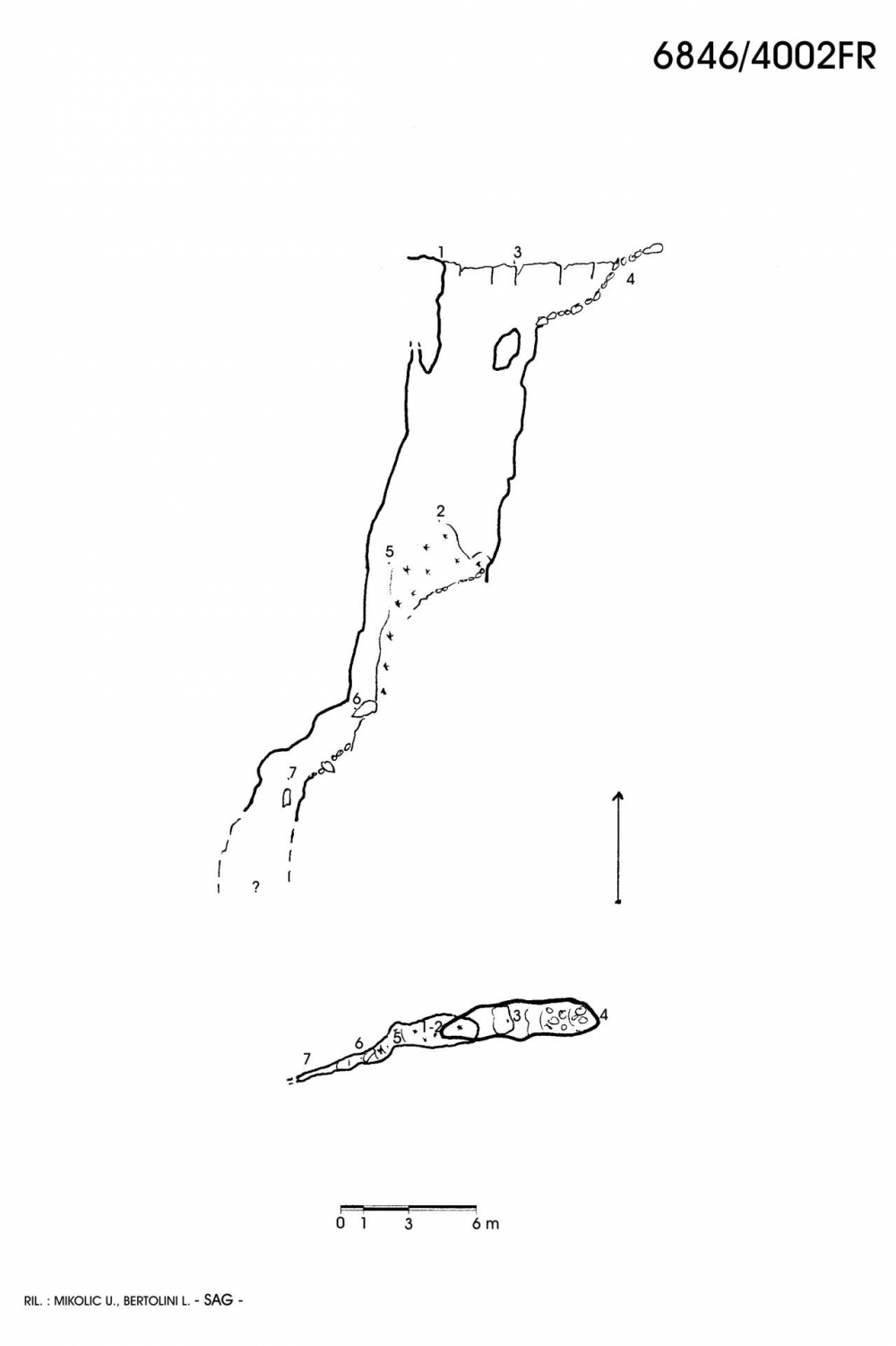 Pozzo 3° a N di Sella Leupa