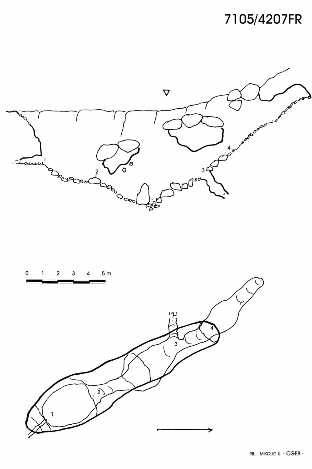 Fessura presso Sella Mogenza