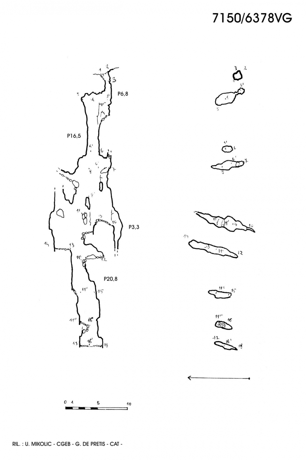 Pozzo 2 a S della Caverna delle Tre Querce