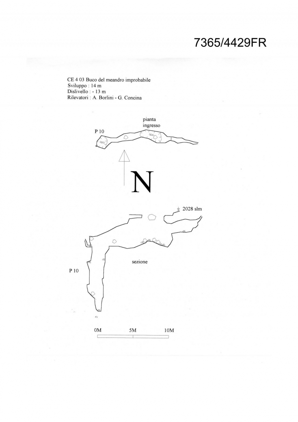 Buco del Meandro Improbabile