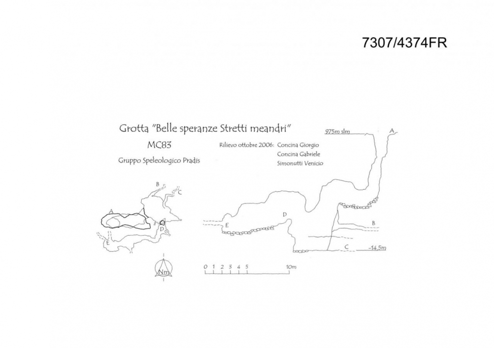 Grotta Belle speranze stretti meandri