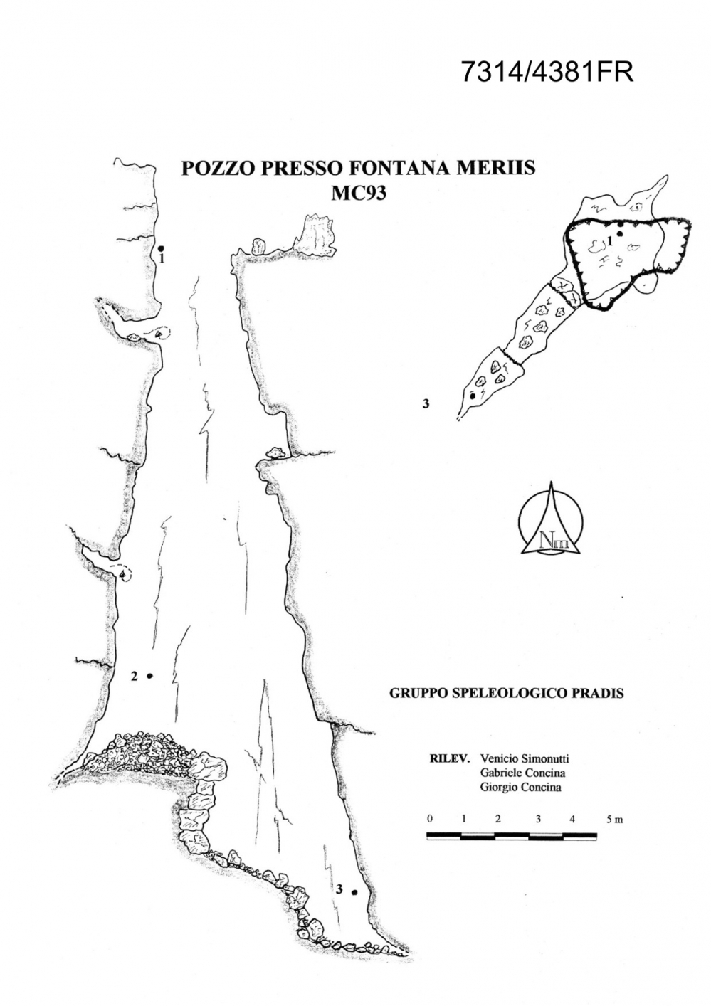 Pozzo presso Fontana Meriis