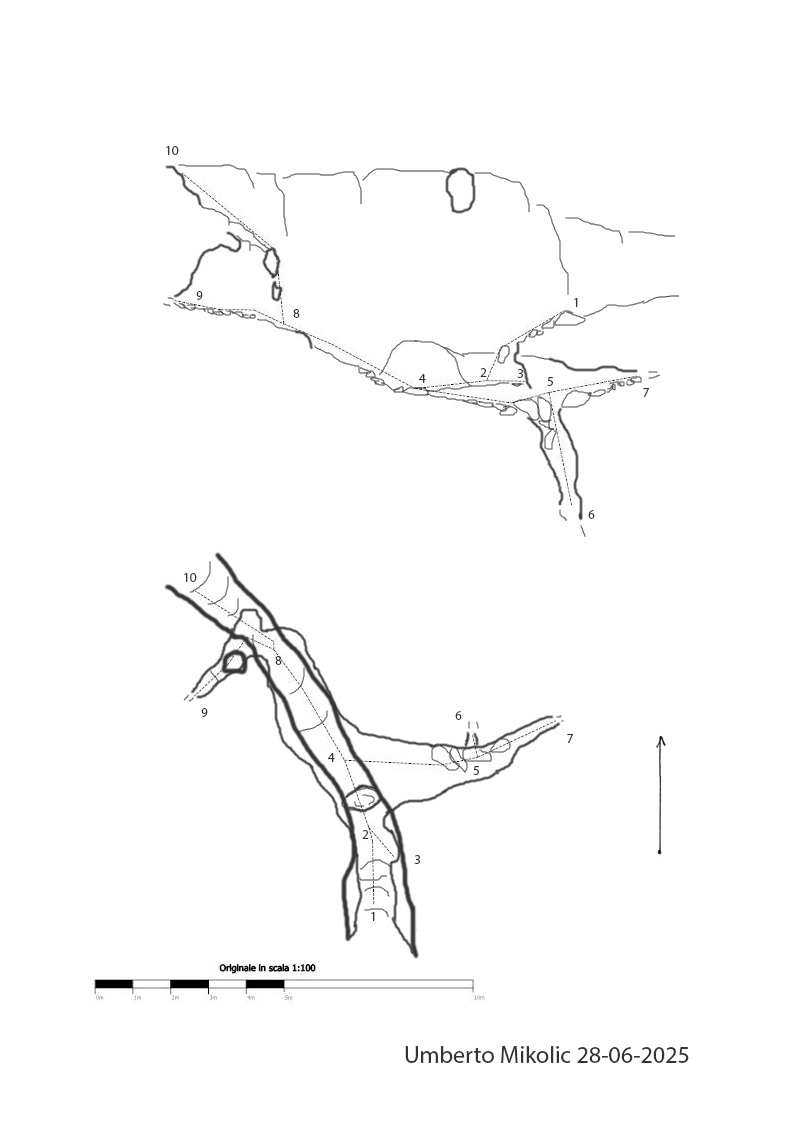 Grotta 1° a W di Cima Inese