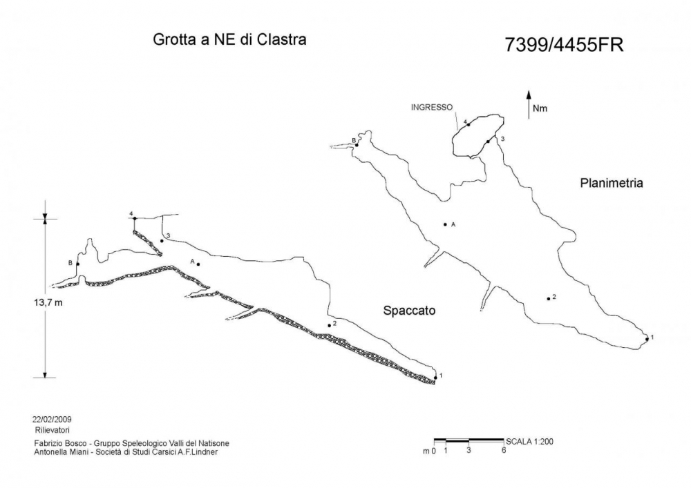 Grotta a NE di Clastra