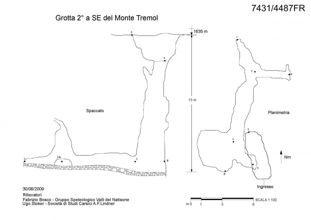 Grotta 2 a SE del Monte Tremol