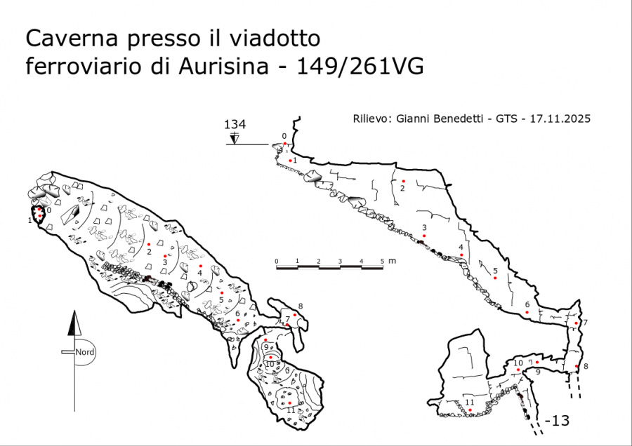Caverna presso il Viadotto ferroviario di Aurisina