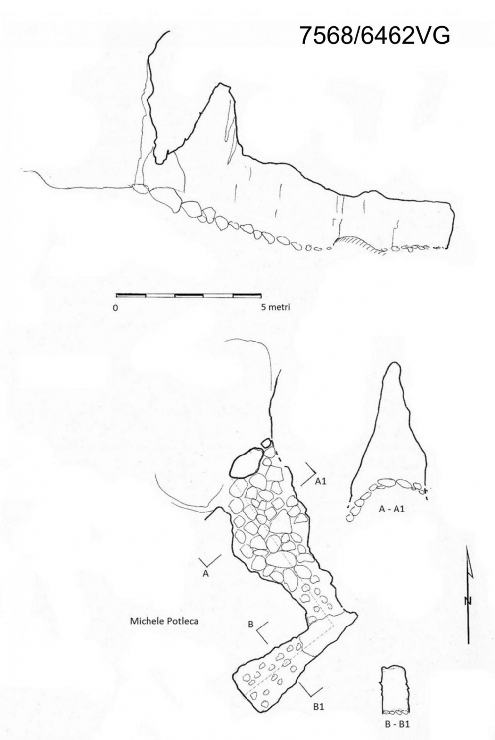 Grotta presso il parcheggio della Napoleonica