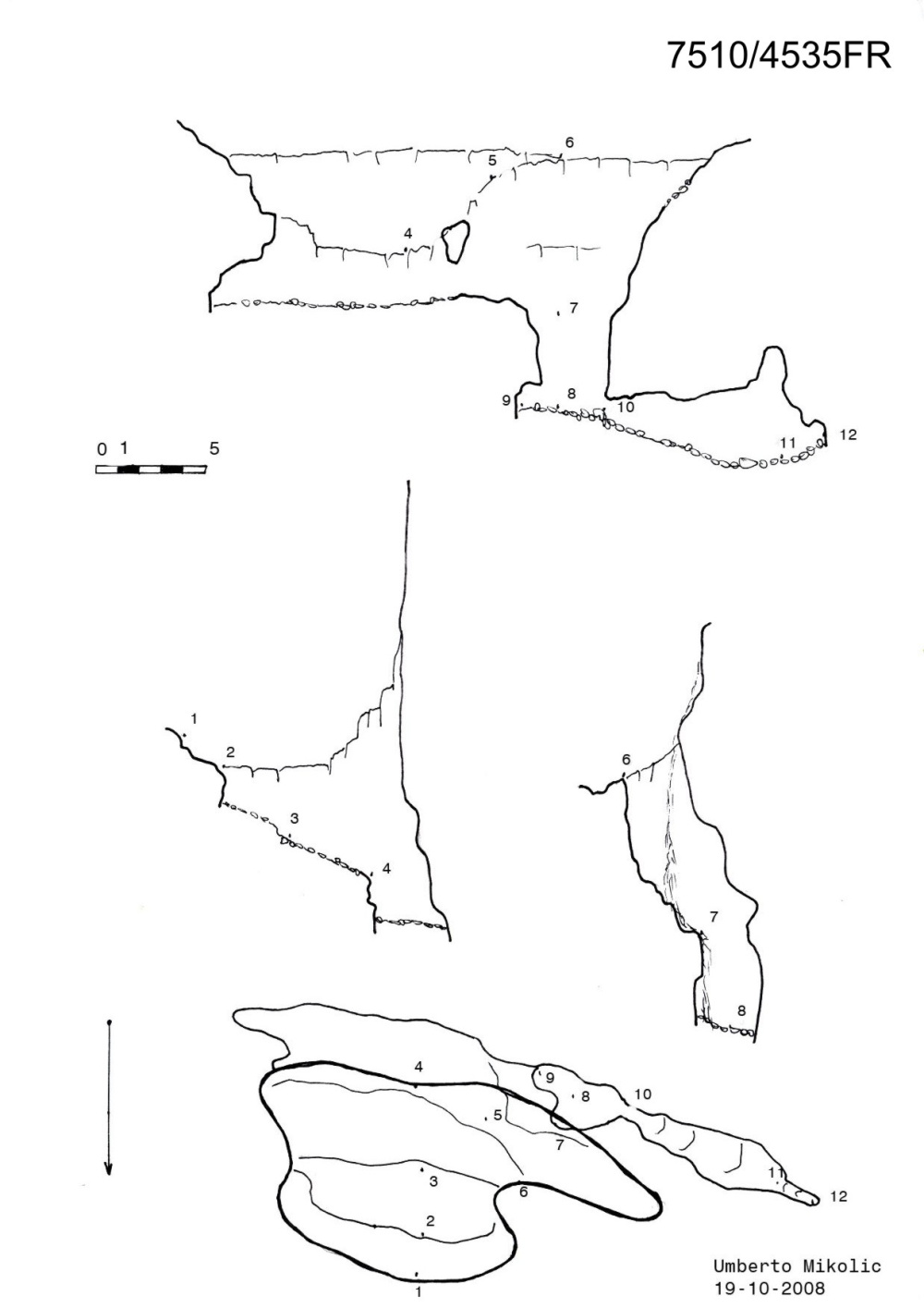 Inghiottitoio dell'Acqua Verde a S del Monte Poviz