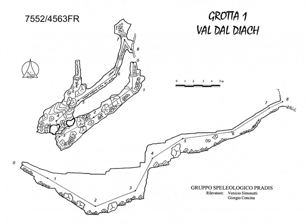 Grotta 1 in Val dal Diach