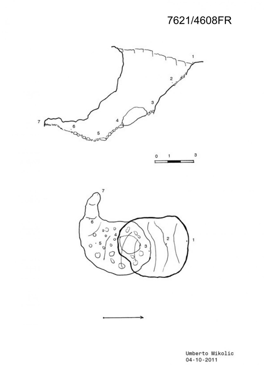 Pozzo 1 a NW del Monte Forato