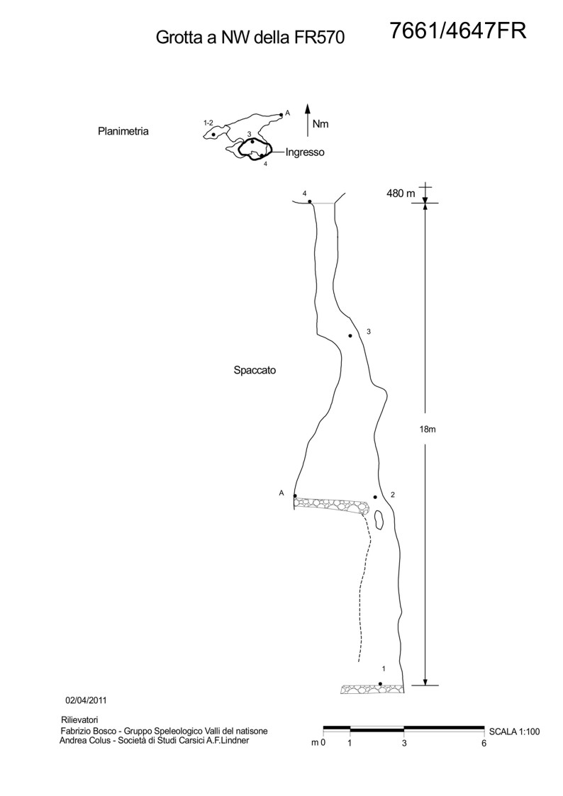 Grotta a NW della 570FR