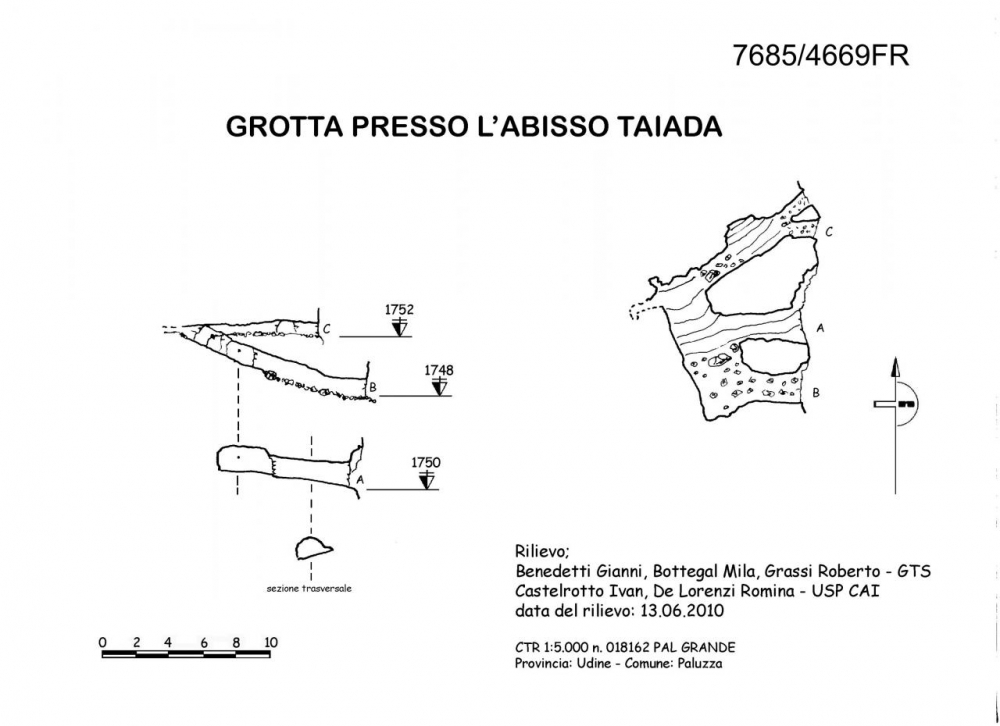 Grotta presso l'Abisso Taiada