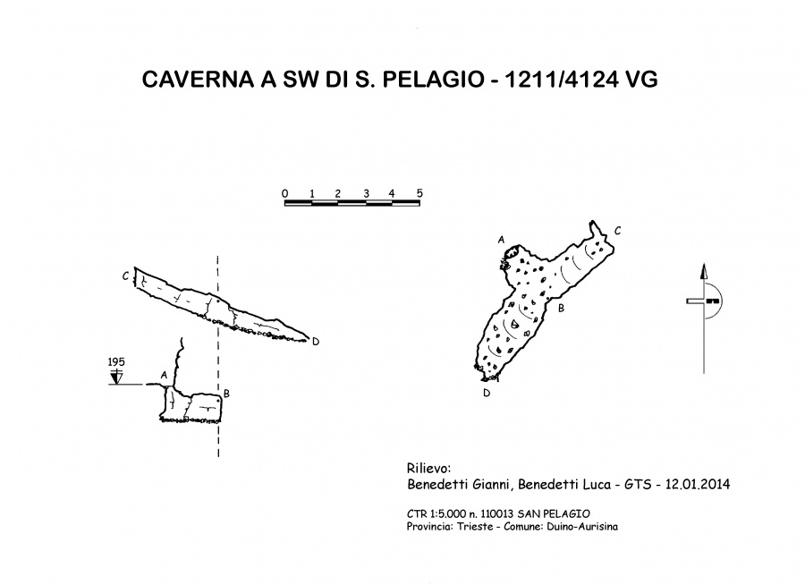 Caverna a SW di S. Pelagio