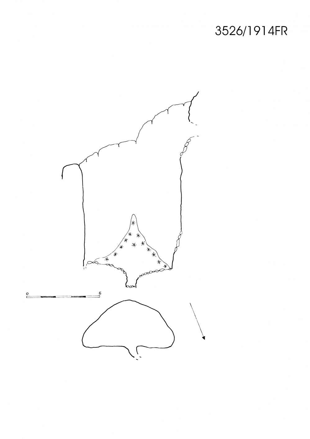 Pozzo sotto la parete di Cima Mogenza Piccola