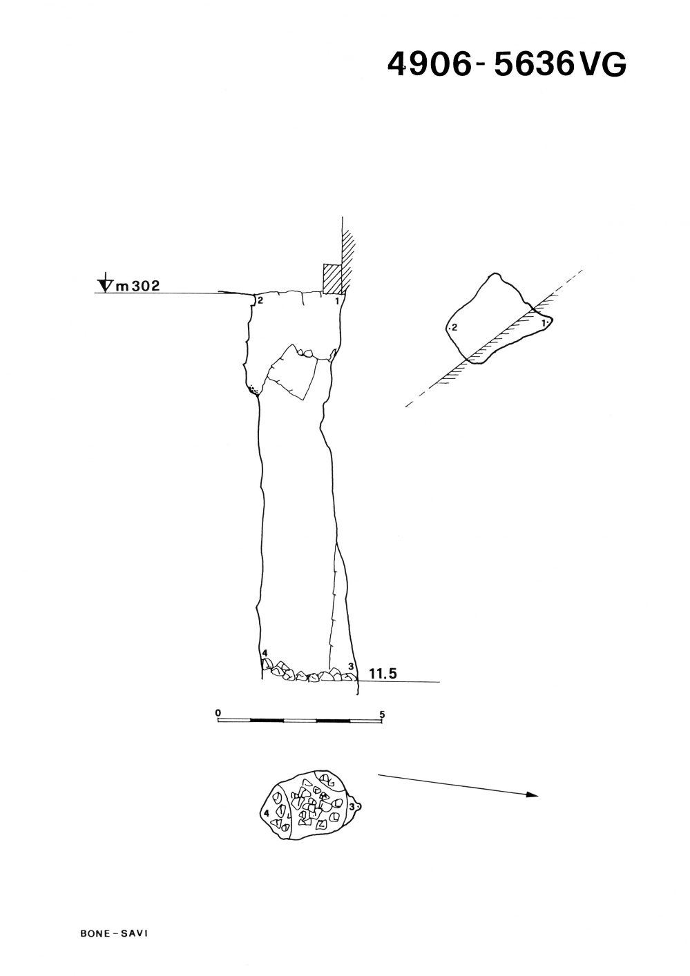 Pozzetto nella Galleria Autostradale
