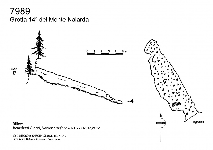 Grotta 14ª del Monte Naiarda