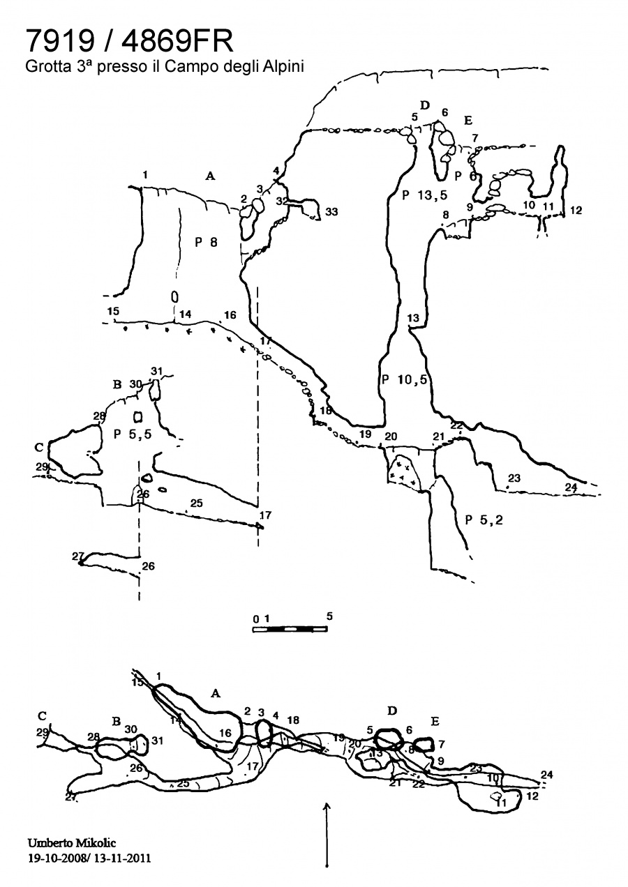 Grotta 3ª presso il Campo degli Alpini