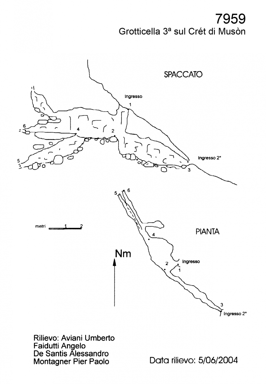 Grotticella 3ª sul Crét di Musòn